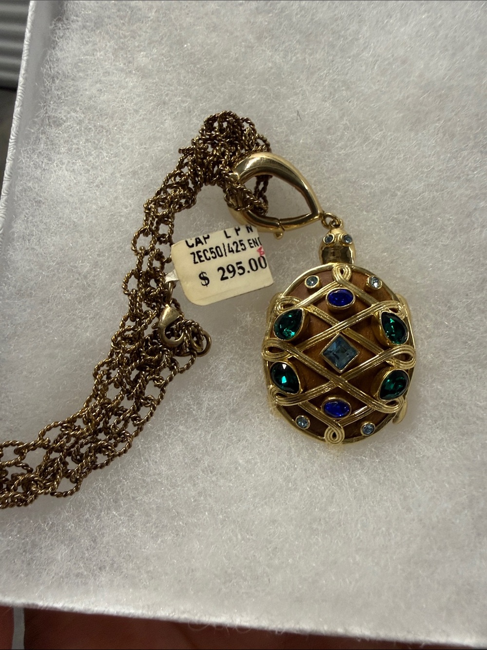 CAPUCINE DE WULF NEW Elegant Gold Charm Turtle Pendant Necklace 🐢 Made in India